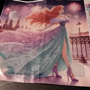 Disney's Ariel The Little Mermaid Diamond Painting Kit 30x30